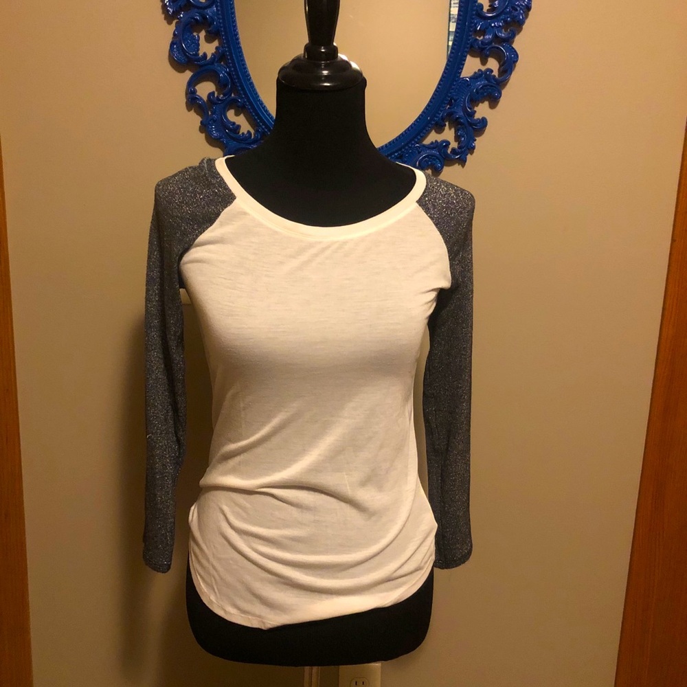 AE sparkly baseball shirt